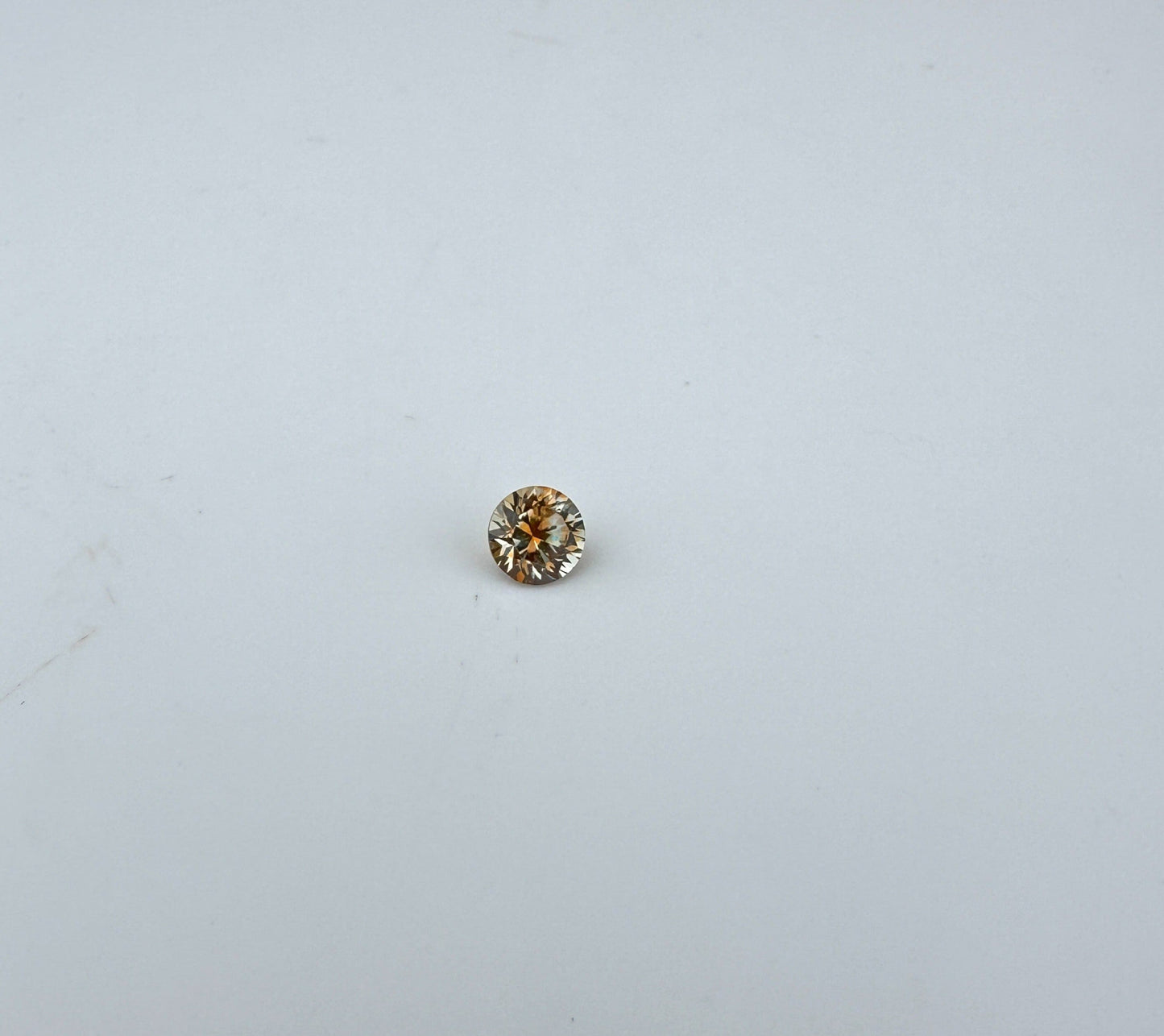 Bicolor Orange Loose Montana Sapphire