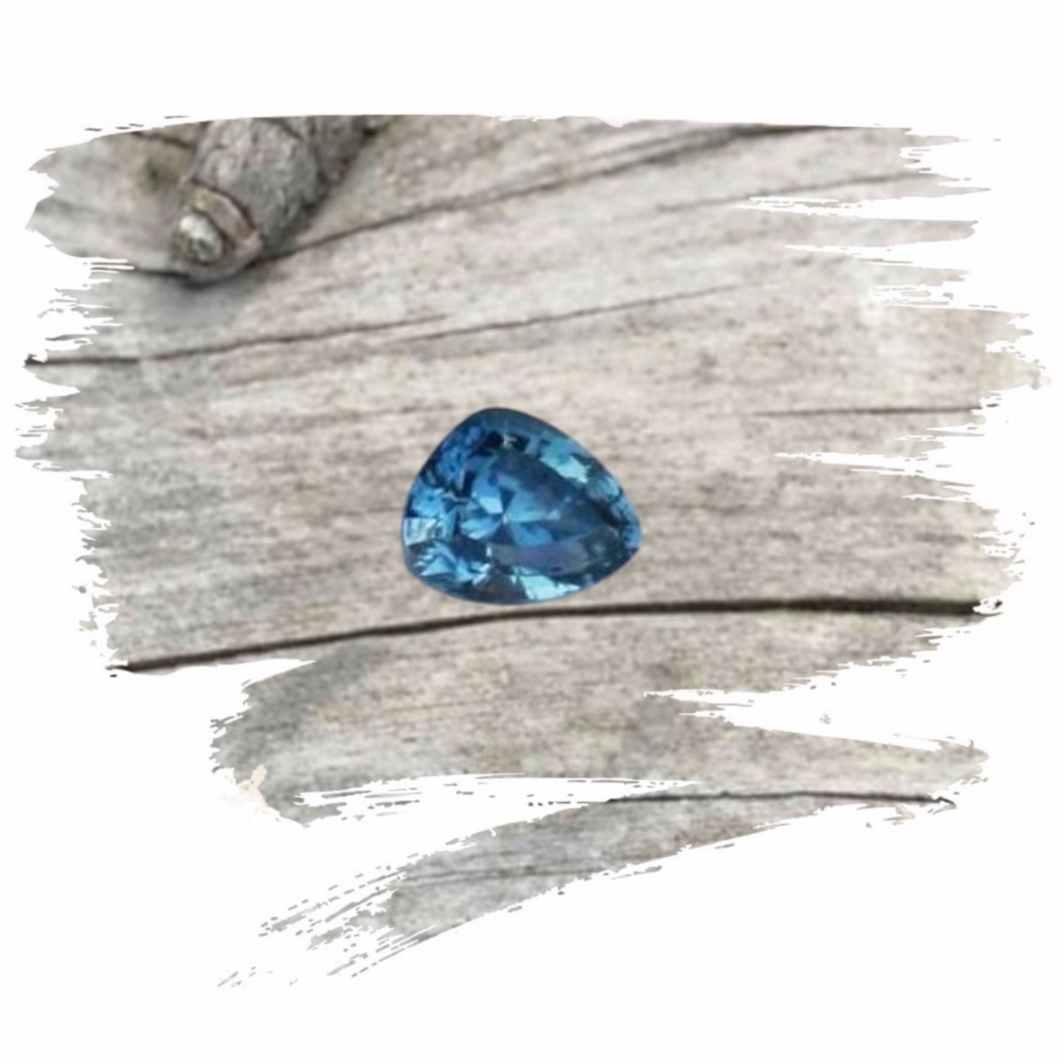 Large blue oval Montana sapphire