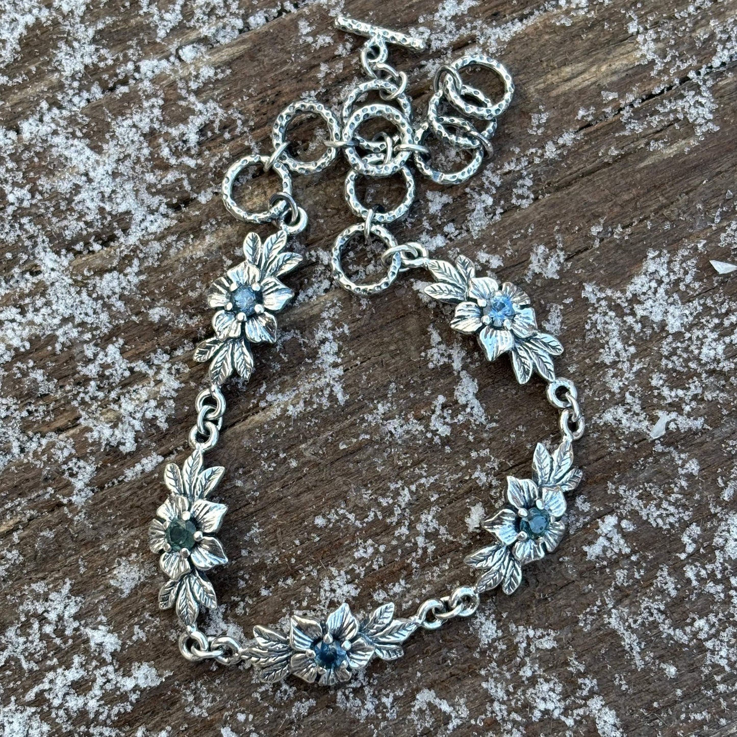 Floral Montana Sapphire Bracelet