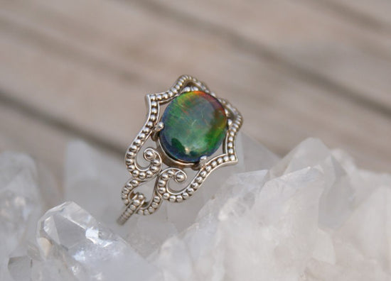 Fancy Idaho Opal Ring