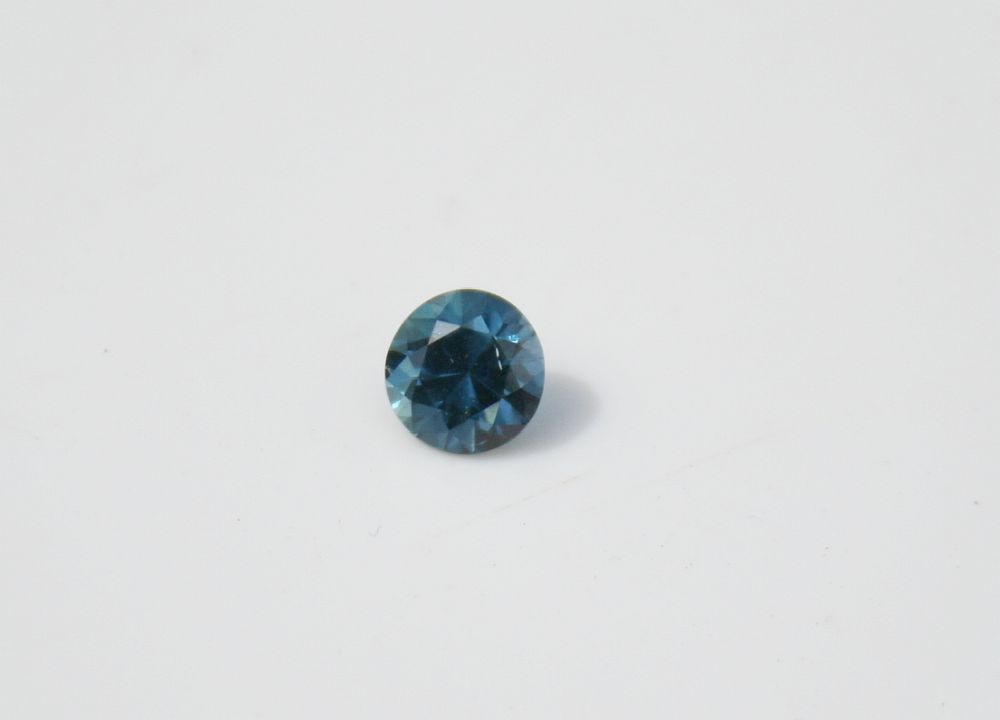 Teal Blue Round Montana Sapphire