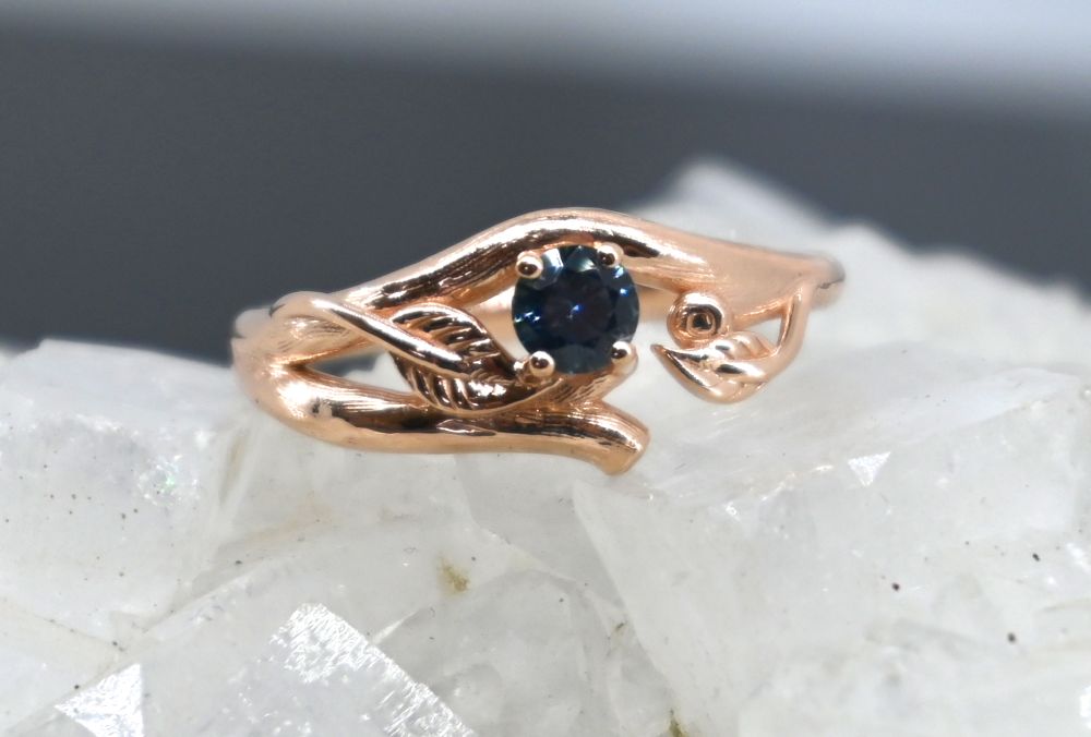 Montana Sapphire Double Branch Ring