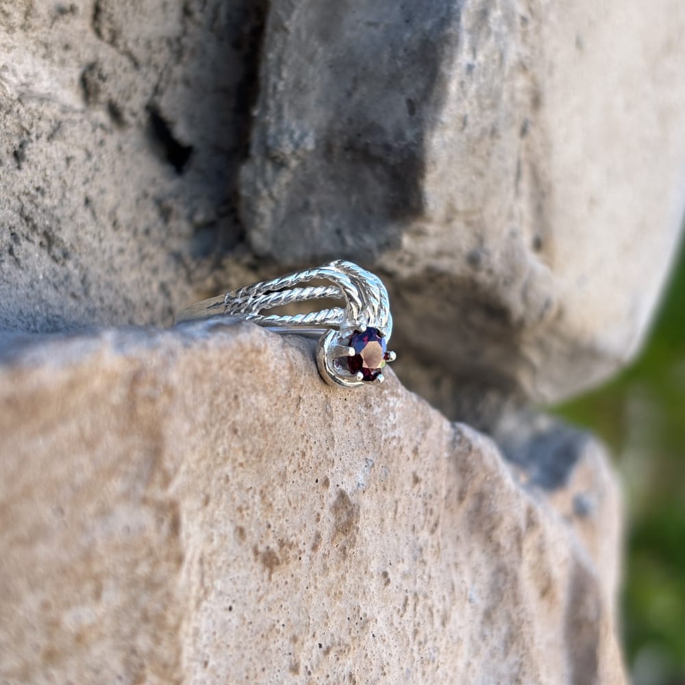 Side-Corded-Garnet-Ring-