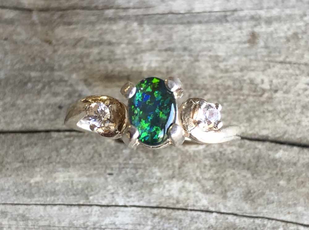 Idaho Opal and Montana Sapphire swirls