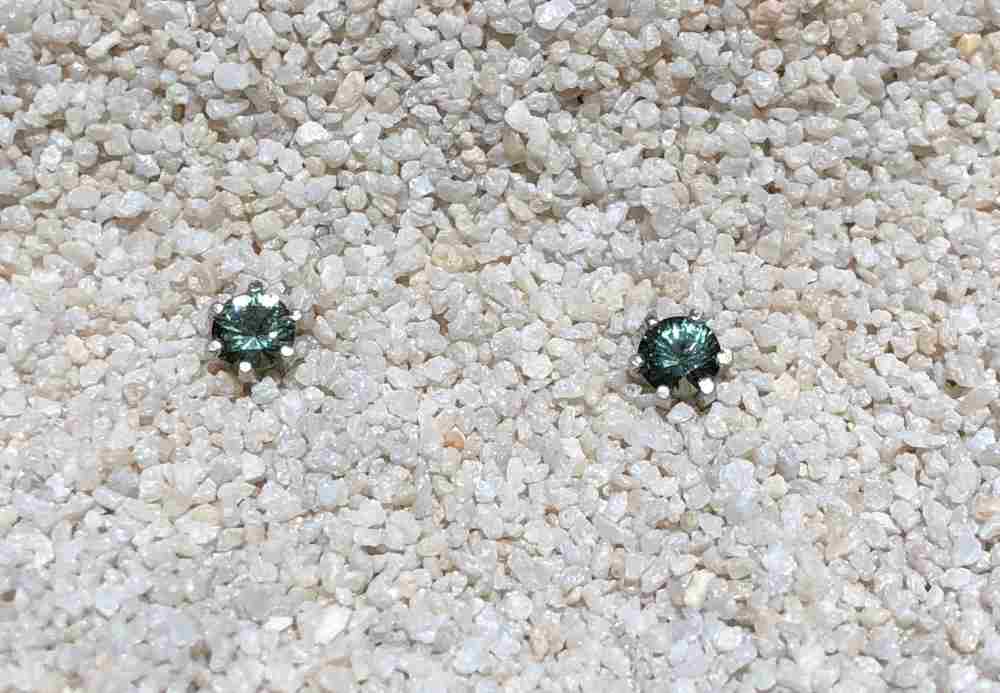 3.5mm Montana Sapphire Stud Earrings